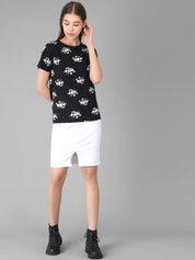 Kotty Conversational Printed Cotton T-shirt