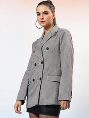 Kotty Women Double Breasted Overcoat