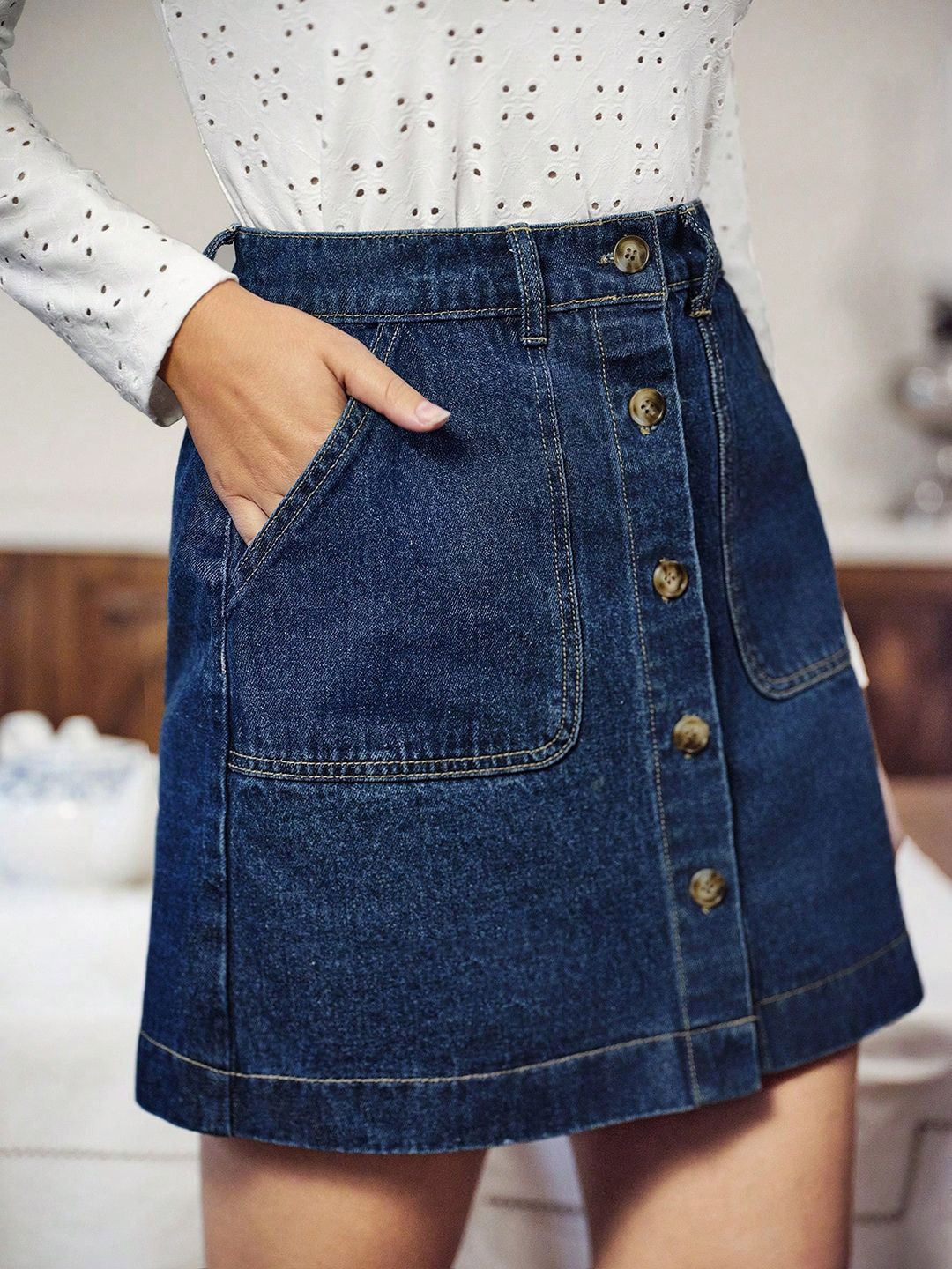  Kotty A-line Above  Knee Skirts