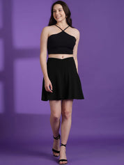 Kotty Flared Above Knee Skirt