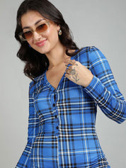Kotty Checked Basic Jumpsuit