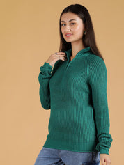 Kotty Women Mock Collar Pullover