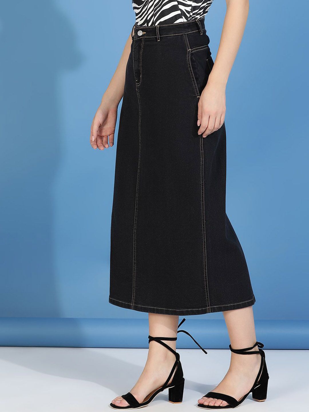 Kotty Straight Midi Skirt