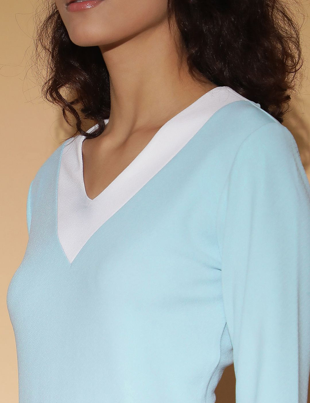 Kotty Women Colourblocked A-Line Midi Dress