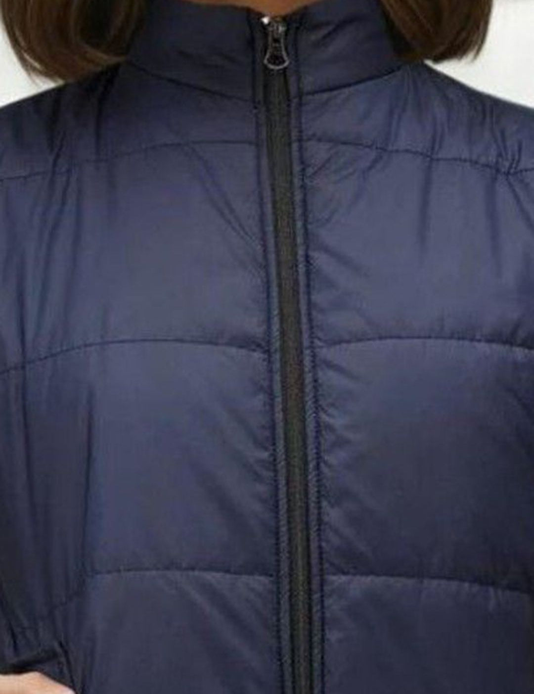 Kotty Women Stand Collar Solid Lightweight Padded Jacket