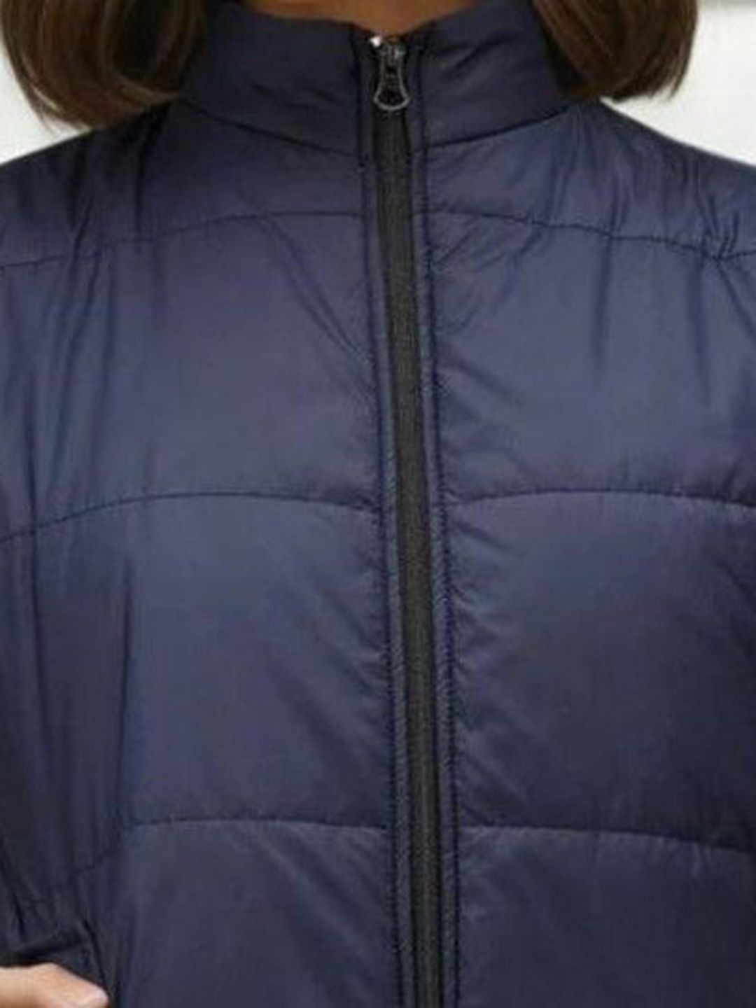 Kotty Women Stand Collar Solid Lightweight Padded Jacket