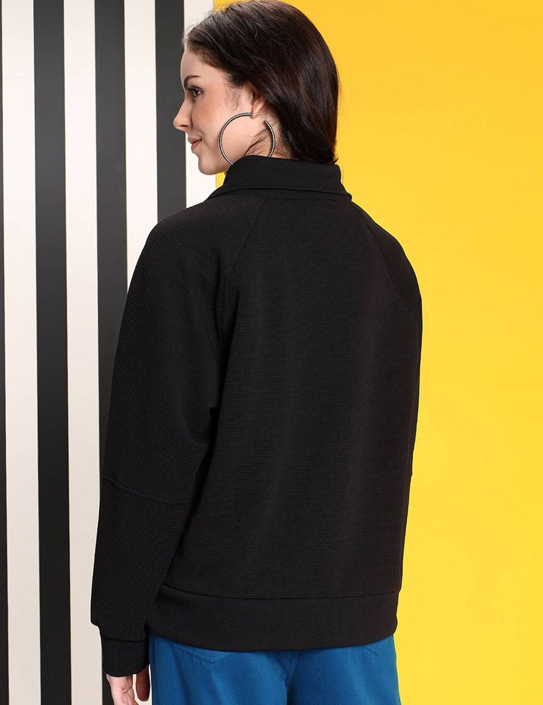 Kotty Women Half Zipper Sweatshirt