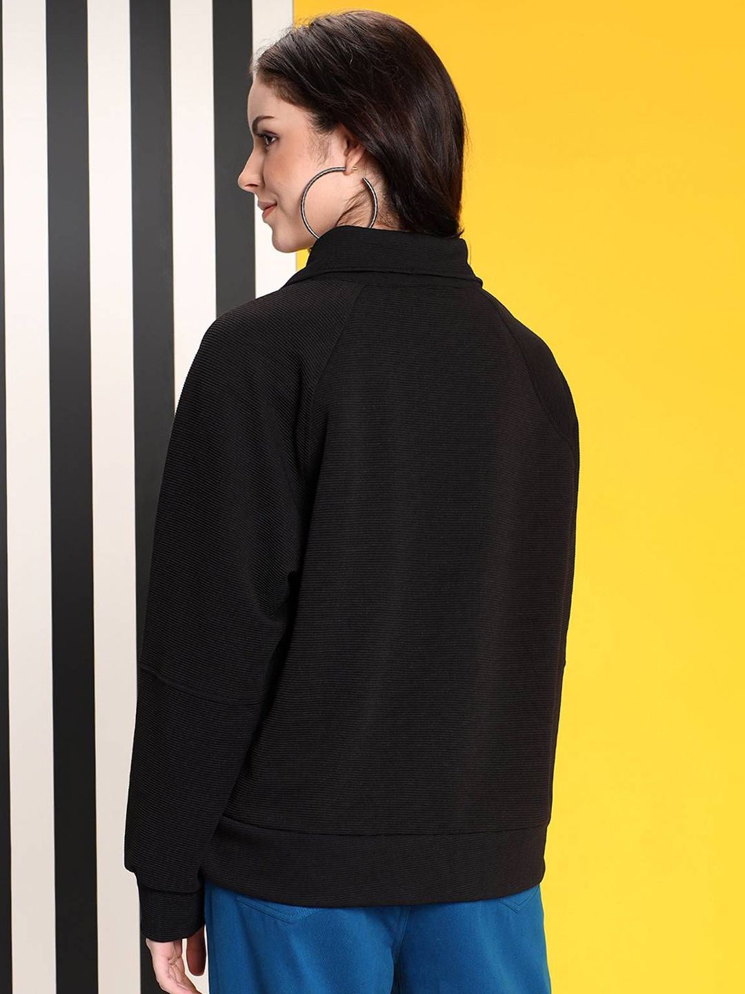 Kotty Women Half Zipper Sweatshirt