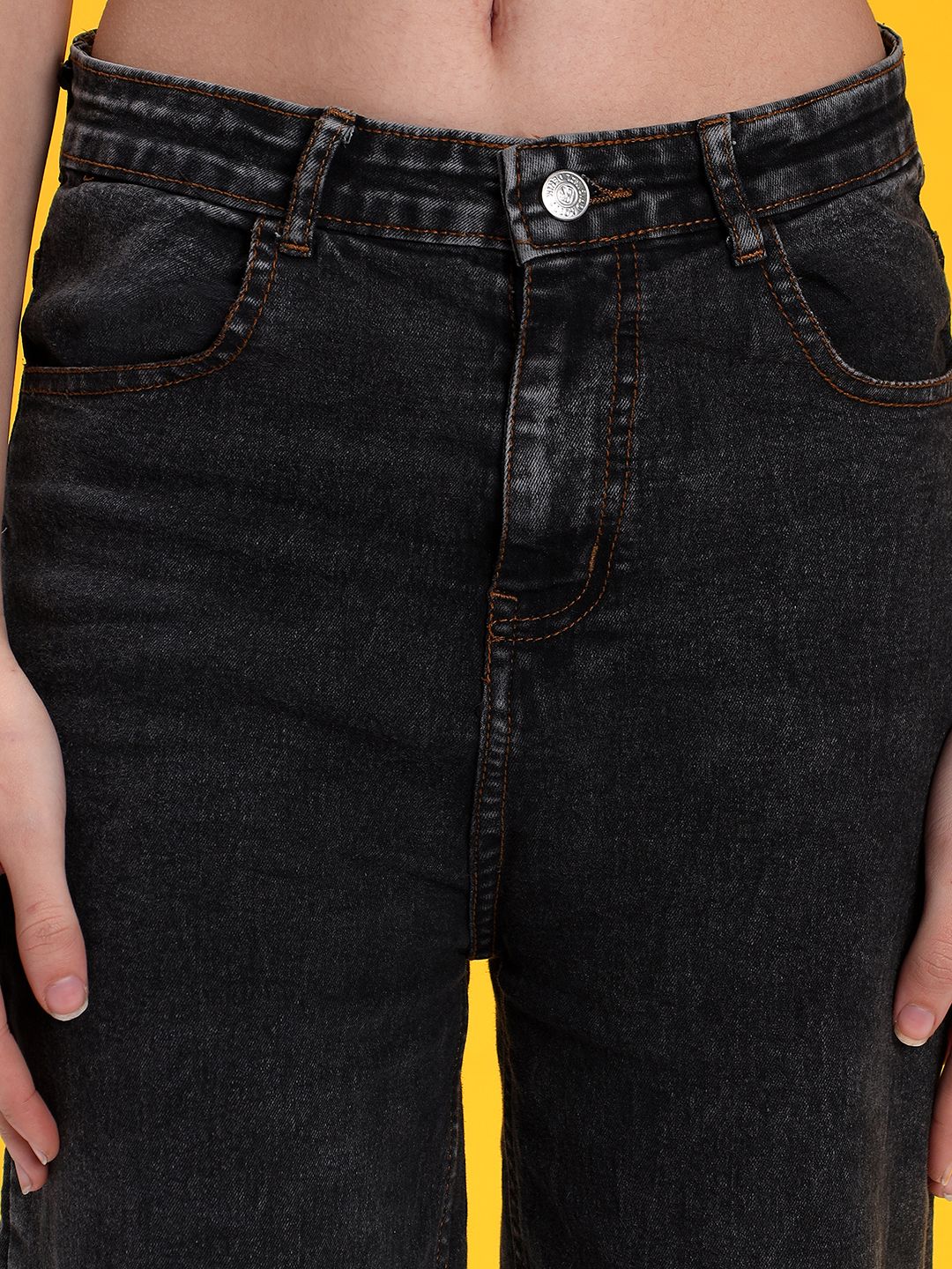 Kotty Women Jean Straight Fit High-Rise Jeans