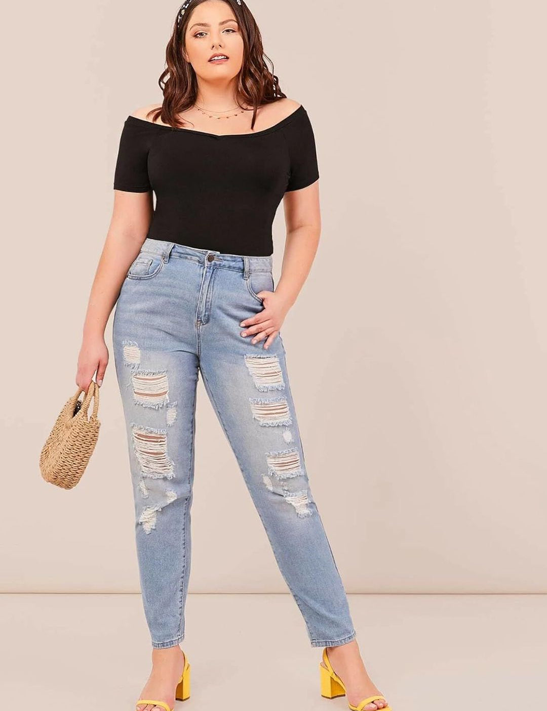 KOTTY Women Off-Shoulder Short Sleeve Top