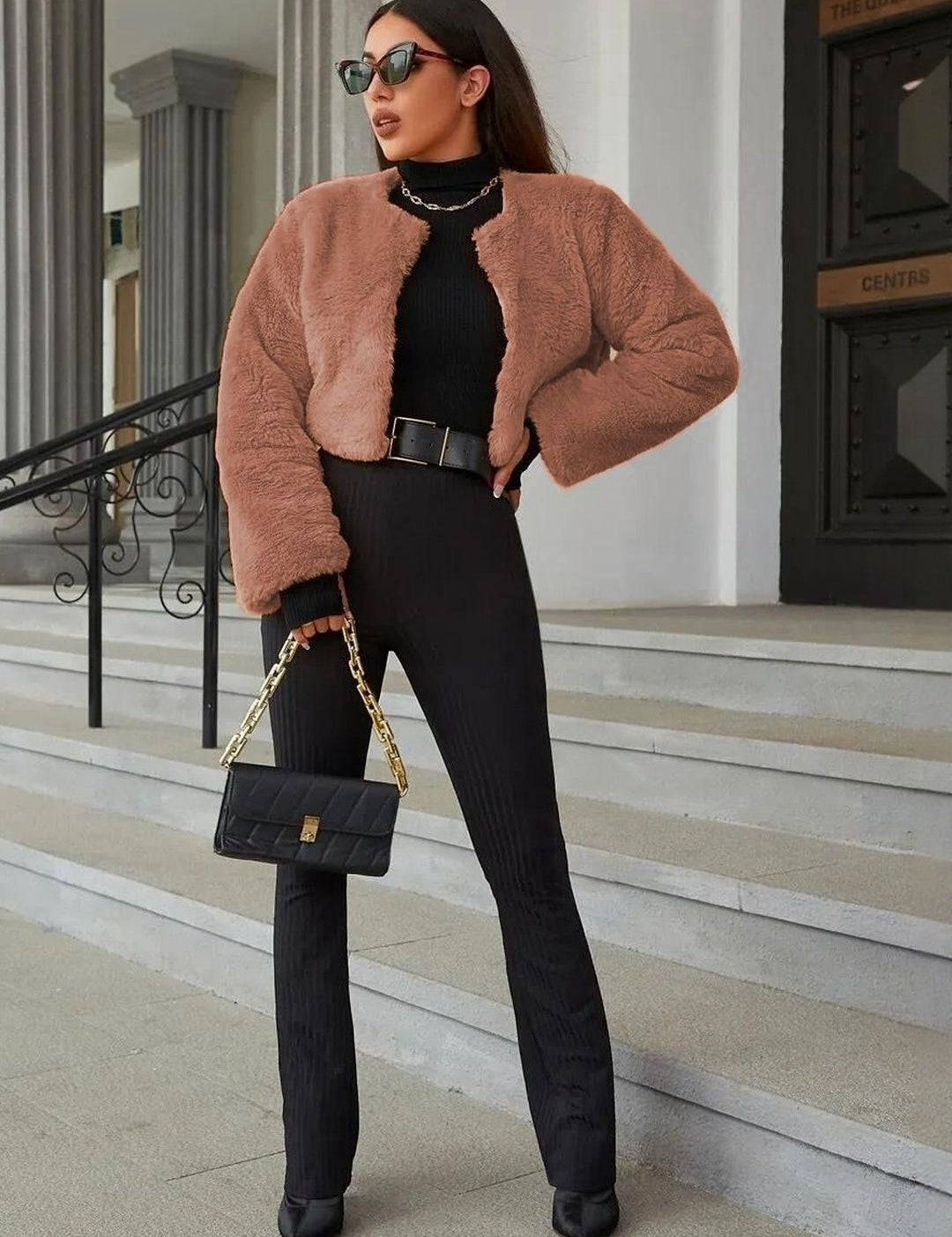 Kotty Women Crop Open Front Jacket