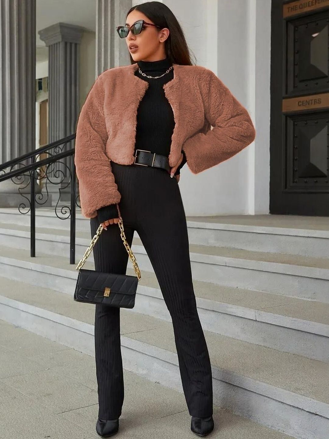 Kotty Women Crop Open Front Jacket