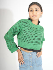 Kotty Women Crop Pullover