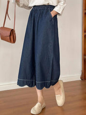 Kotty Women Flared High-Rise Clean Look Cropped Stretchable Jeans