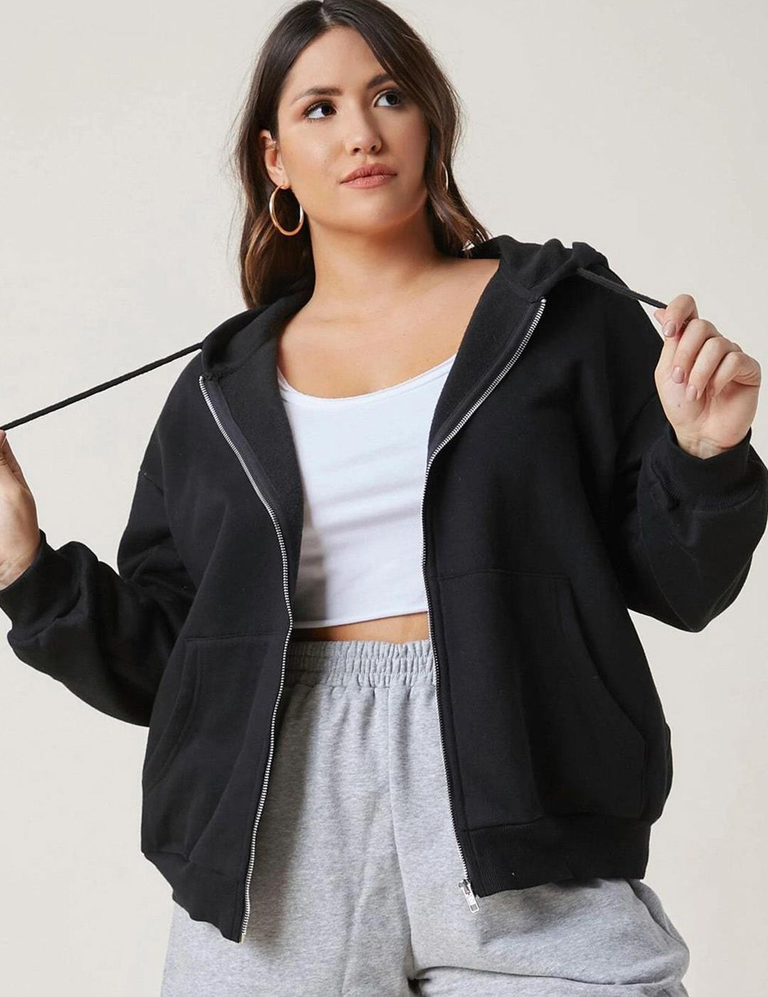 Kotty Hooded Fleece Sweatshirt