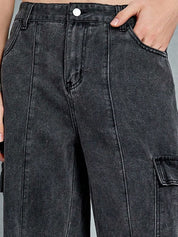 Kotty Men Low-Rise Stretchable Cargo  Jeans