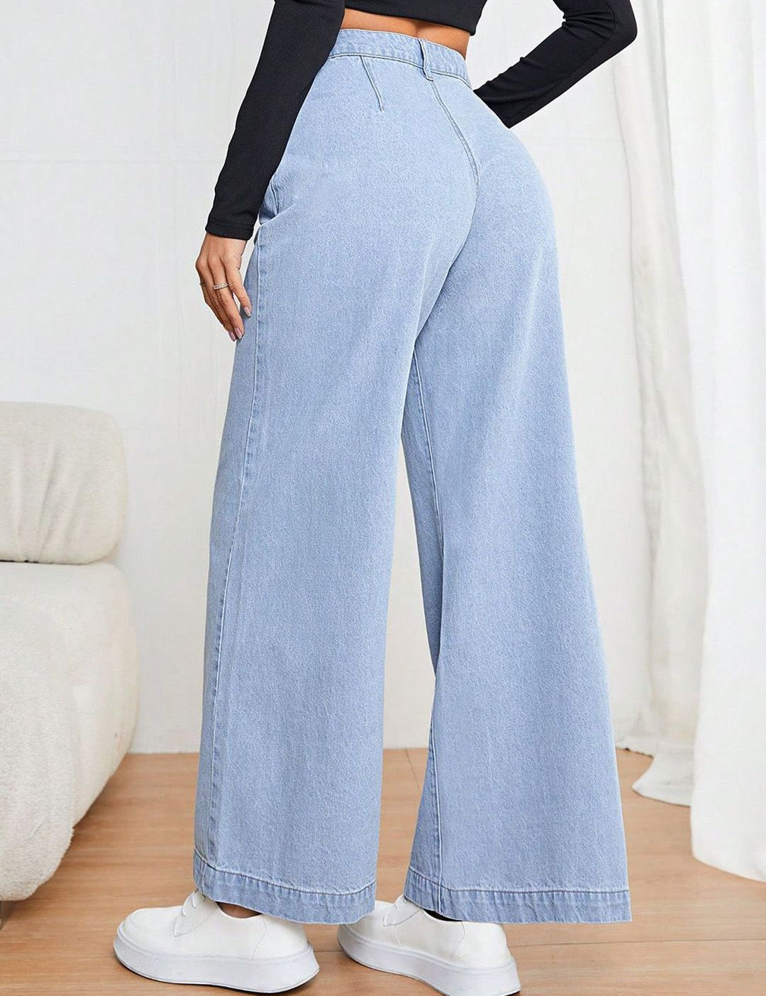 Kotty Women Jean Flared High-Rise Stretchable Jeans