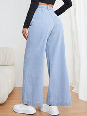 Kotty Women Jean Flared High-Rise Stretchable Jeans