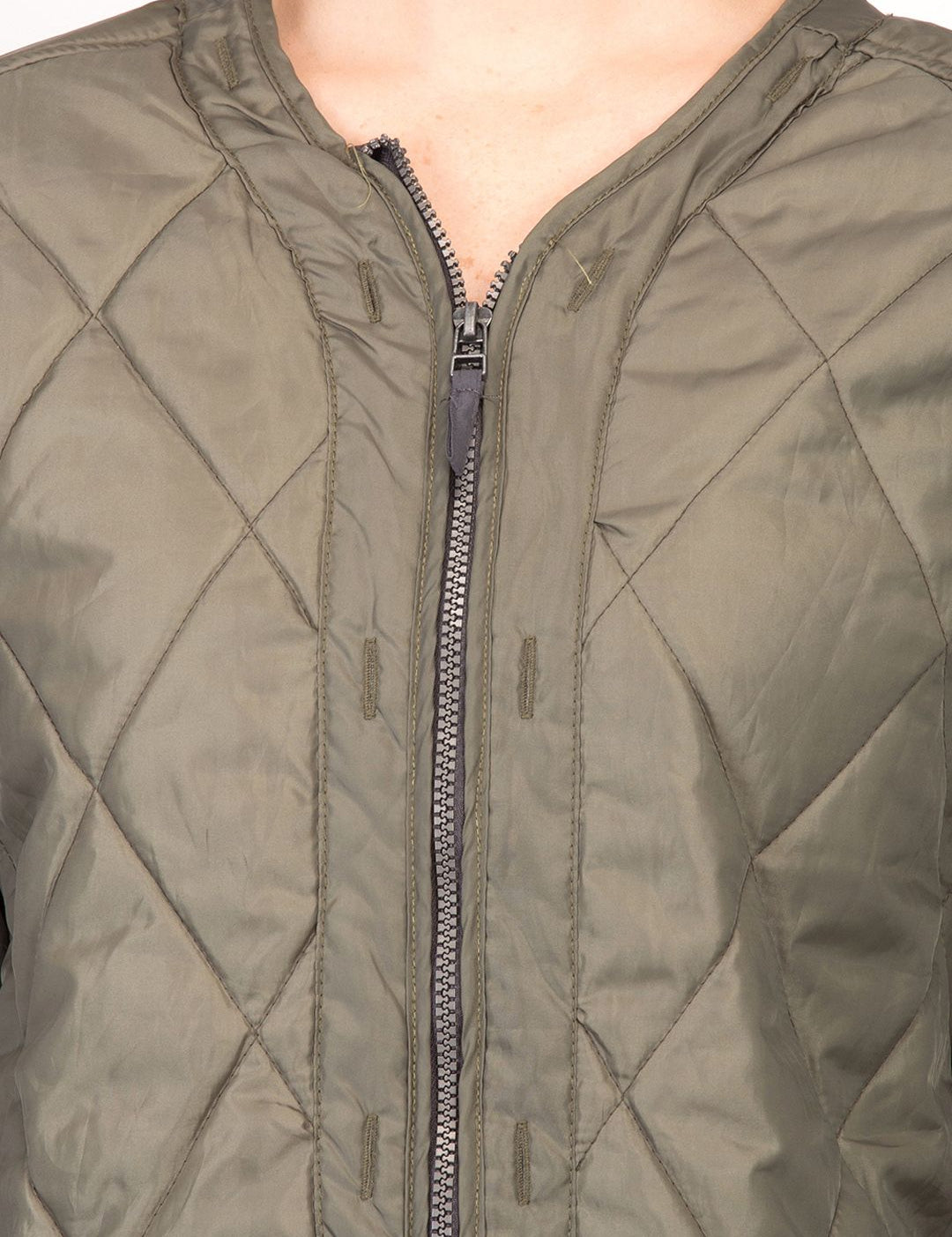 Kotty Women Brown Solid Insulator Longline Quilted Jacket