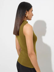 Kotty High Neck Fitted Top