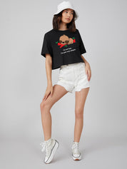 Kotty Typography Printed Oversized T-shirt