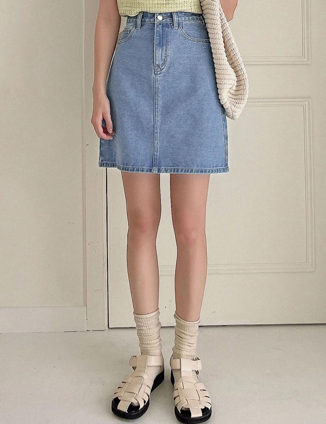 Kotty A-Line Denim Skirt