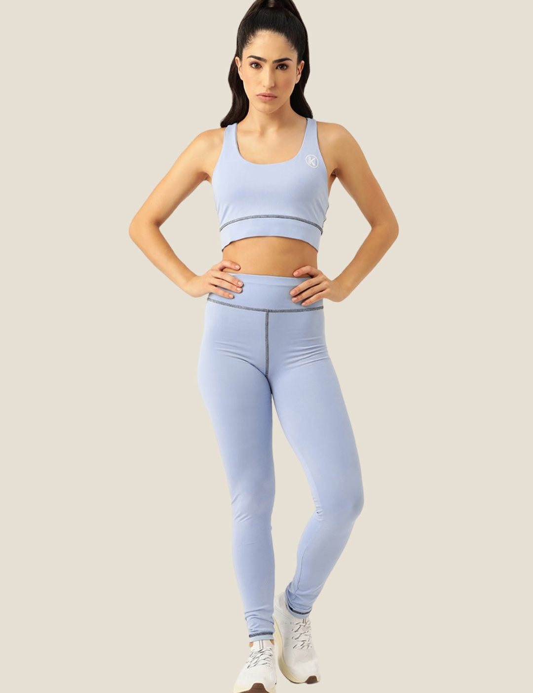 Kotty Women Slim-Fit Ankle-Length Gym Tights