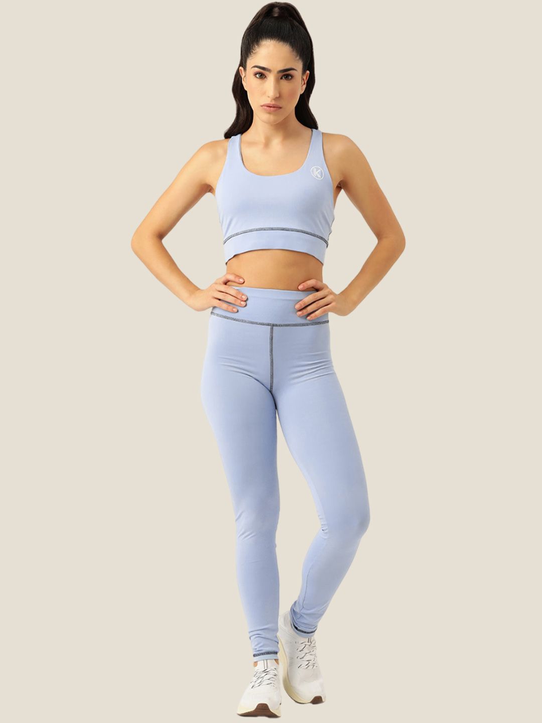 Kotty Women Slim-Fit Ankle-Length Gym Tights