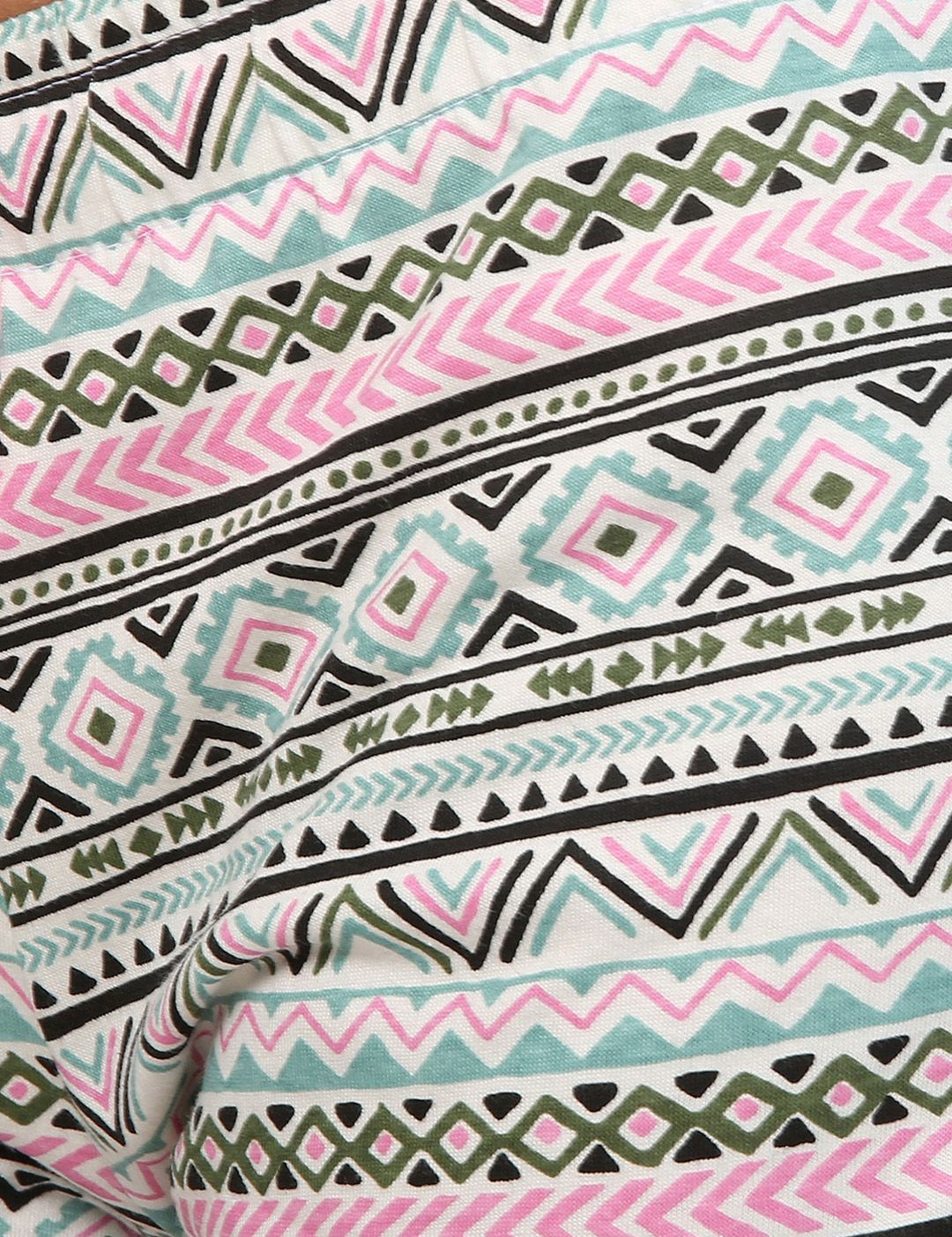 Kotty Women Pink & Black Printed Lounge Shorts KTTSLEEPSHORTS170