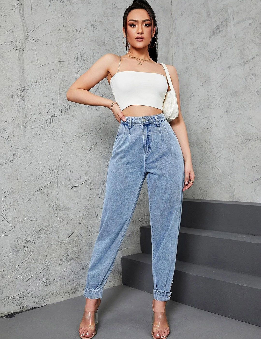 Kotty Women Jogger High-Rise Stretchable Jeans