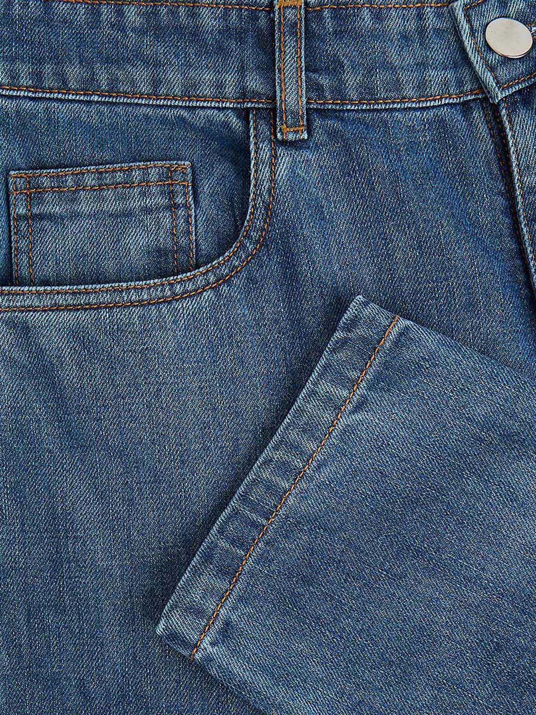 Kotty Men Jean Slim Fit Low-Rise Clean Look Stretchable Jeans