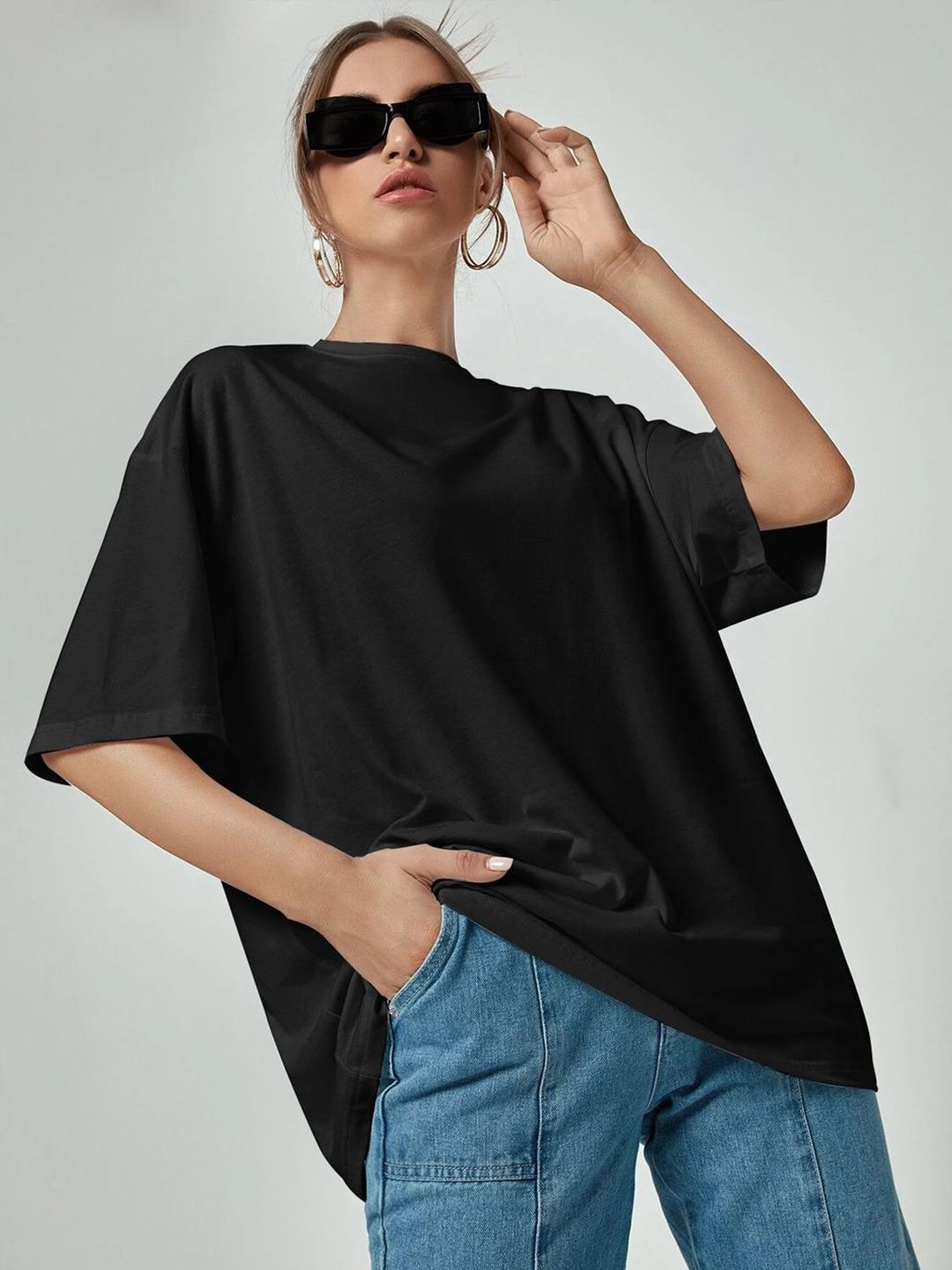 Kotty Round Neck Oversized T-shirt
