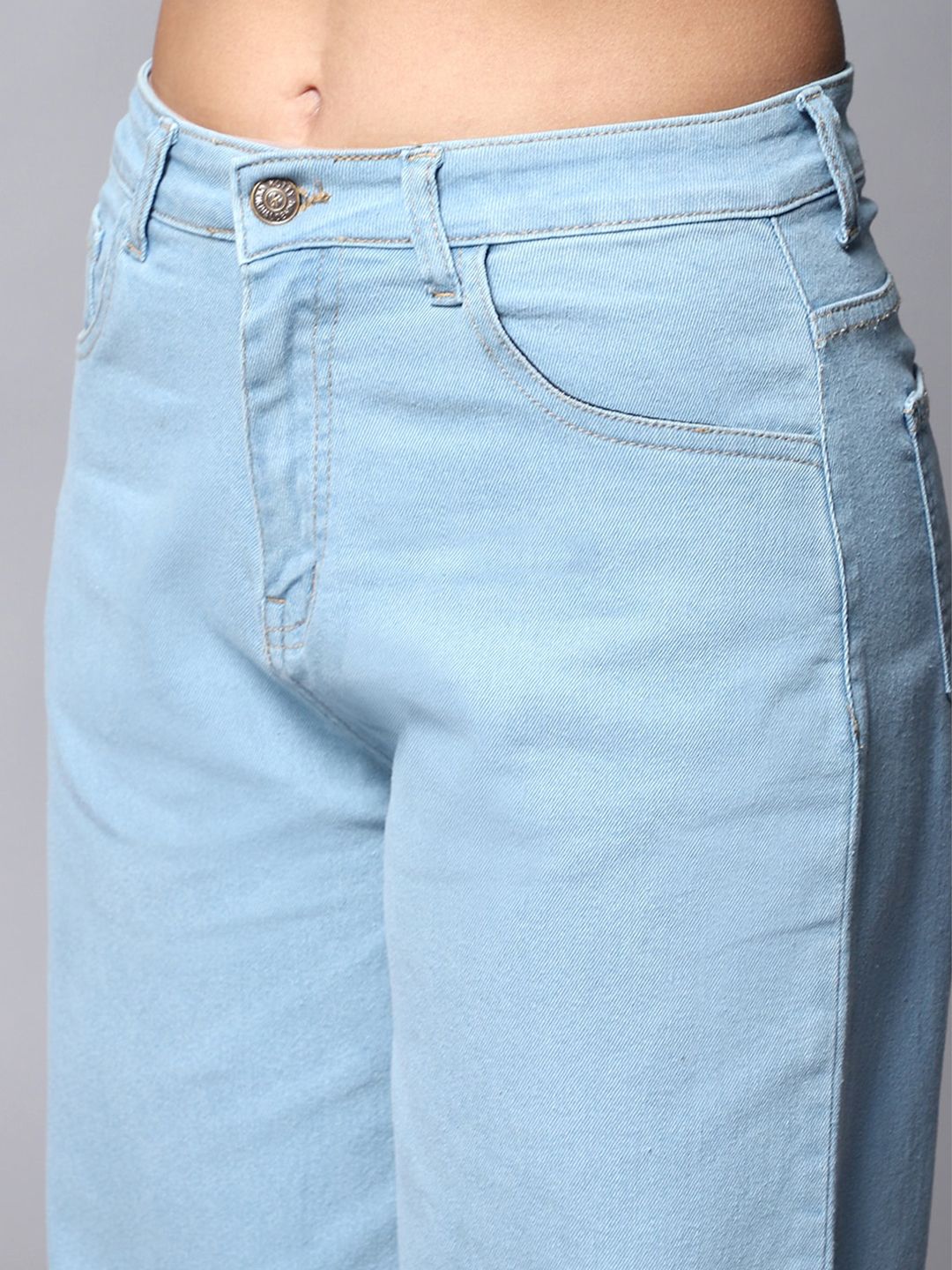 Kotty Women Straight Fit Mid Rise Jeans