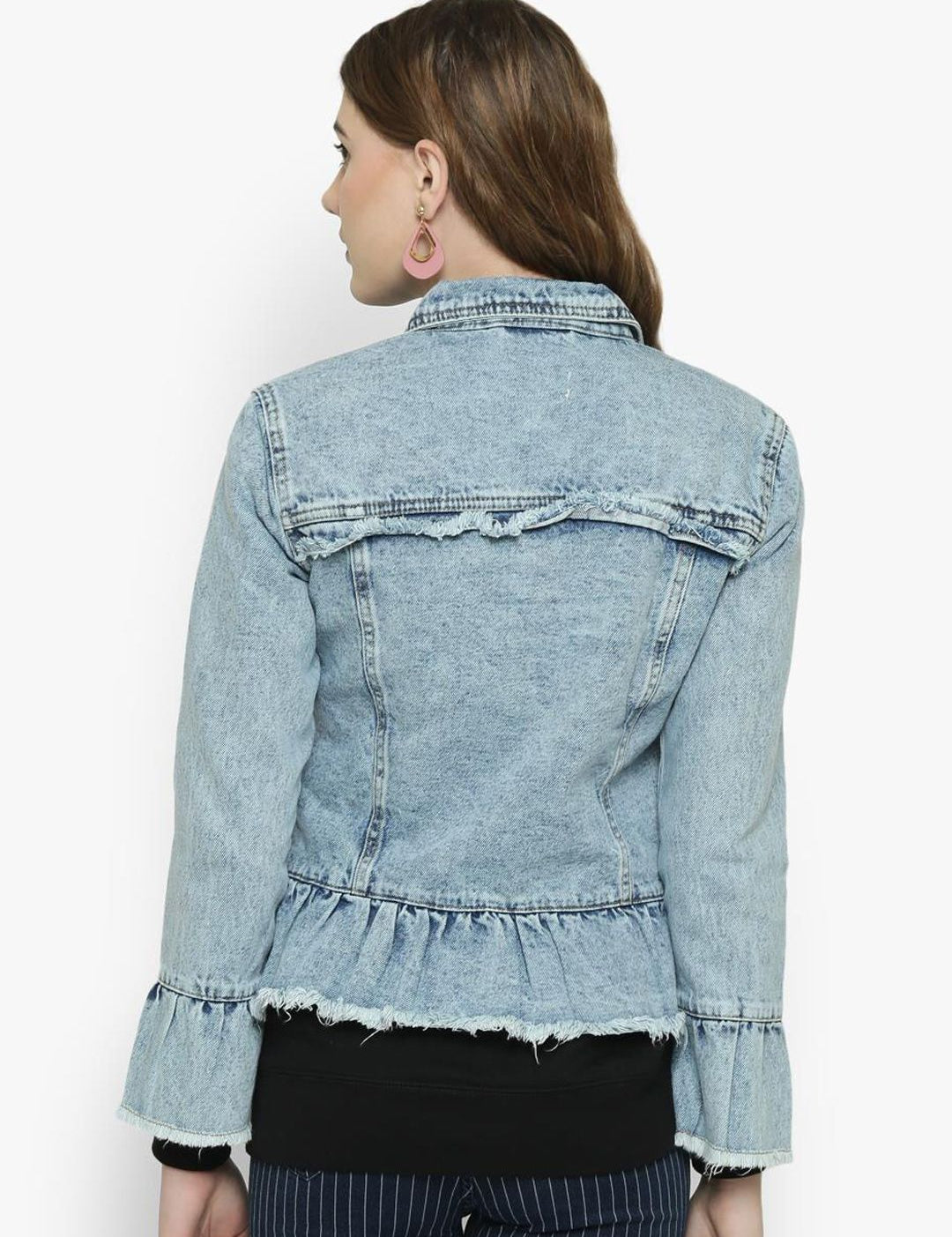 Kotty Women Blue Denim Jacket