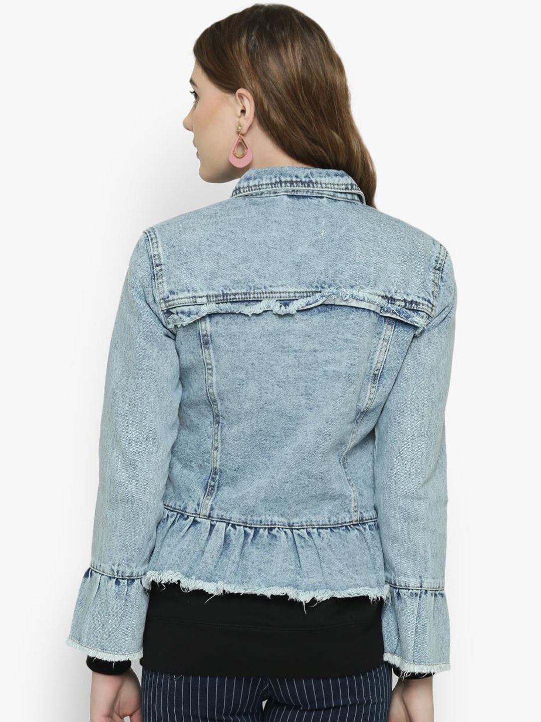 Kotty Women Blue Denim Jacket