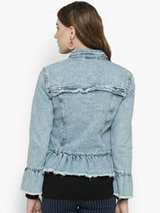 Kotty Women Blue Denim Jacket