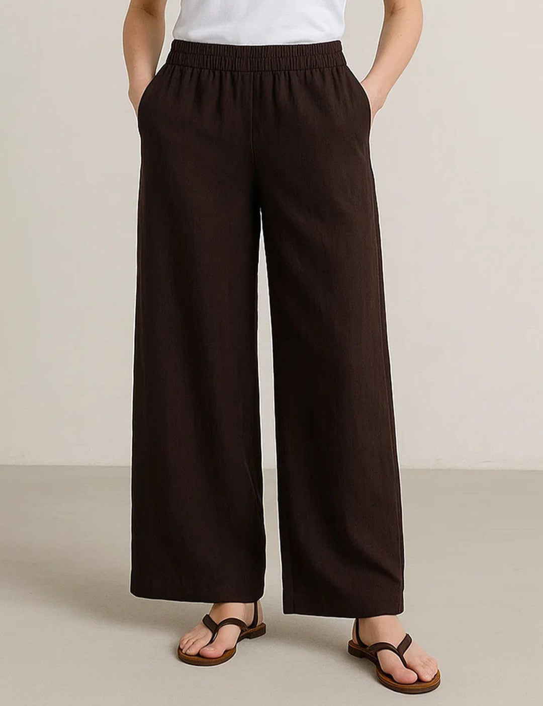 Kotty Women Wide Leg High-Rise Trousers