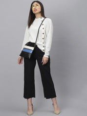 Kotty Women Black Flared Jeans