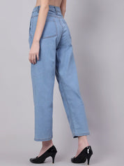Kotty Women Straight Fit High-Rise Stretchable Jeans