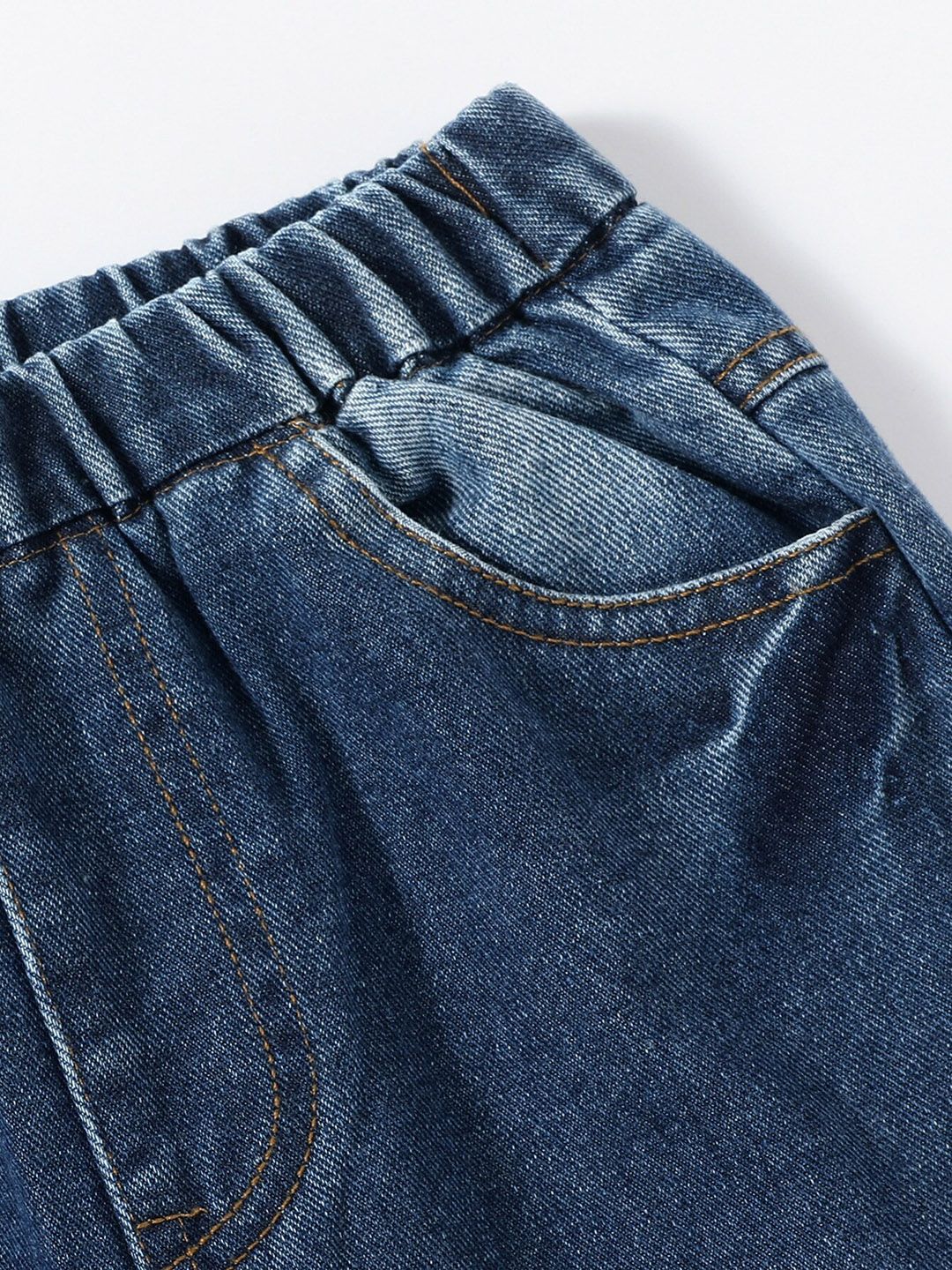 Kotty Girls Blue Mid Waist Light Fade Jeans