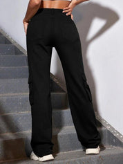 Kotty Women Black Jean Straight Fit High Rise Clean Look Stretchable Jeans