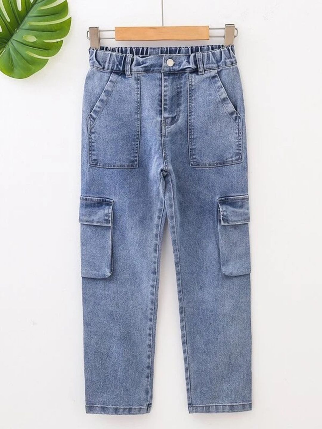 Kotty Boys Blue Jean Highly Distressed Regular Fit Elasticated Waist Jeans