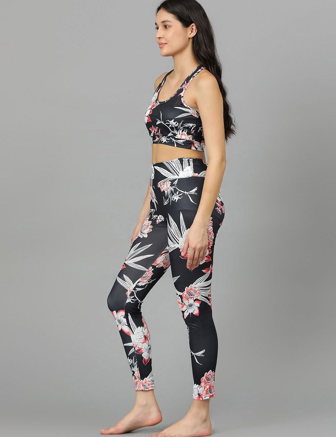 Kotty Round Neck Sleeveless Printed Night suit