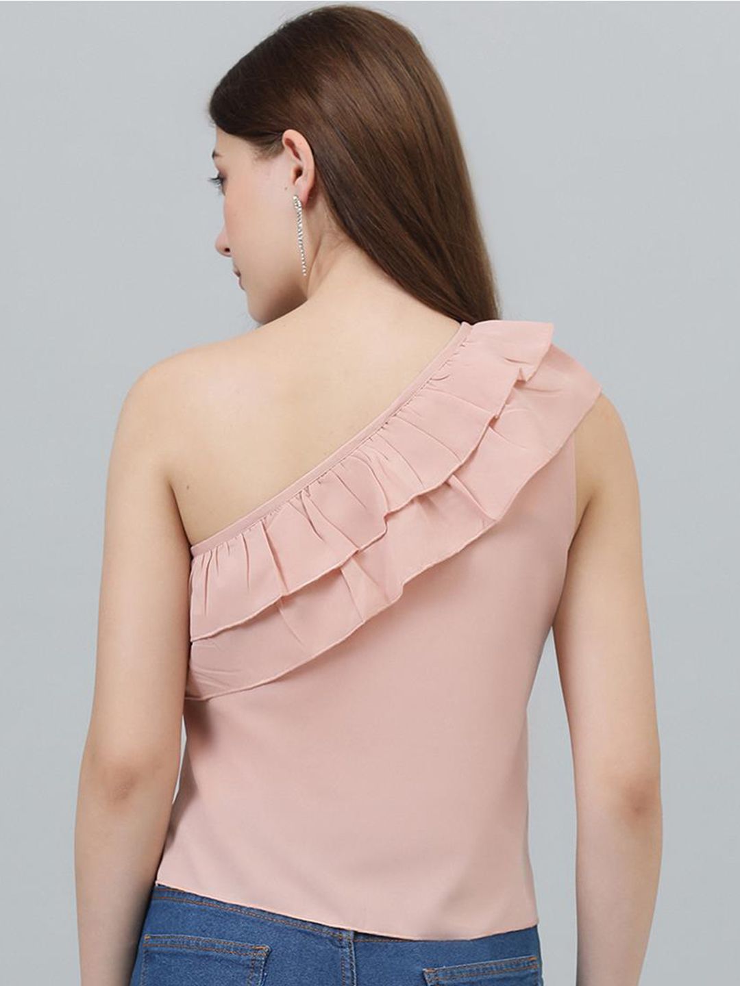 Kotty One Shoulder Crepe Top