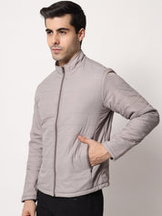 Kotty Men Grey Outdoor Padded Jacket