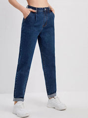 Kotty Women Blue Jean High-Rise Clean Look Stretchable Jeans