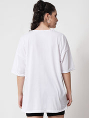 Kotty Women White Oversized T-shirt