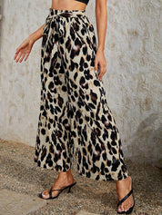 Kotty Women Animal Printed Relaxed High-Rise Easy Wash Trousers