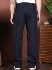 Kotty Men Relaxed Easy Wash Cargos Trousers