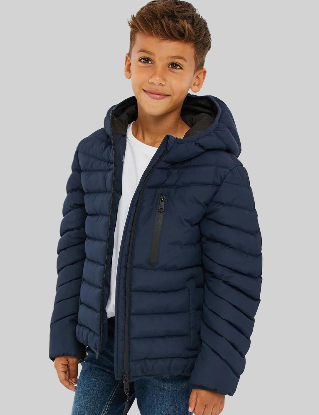 Kotty Boys Outdoor Hooded Puffer Jacket